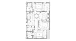 Penthouse floor plan, 3 bedrooms in Sudara  No. 11020