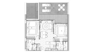 Apartment floor plan, 3 bedrooms in Sudara  No. 11019